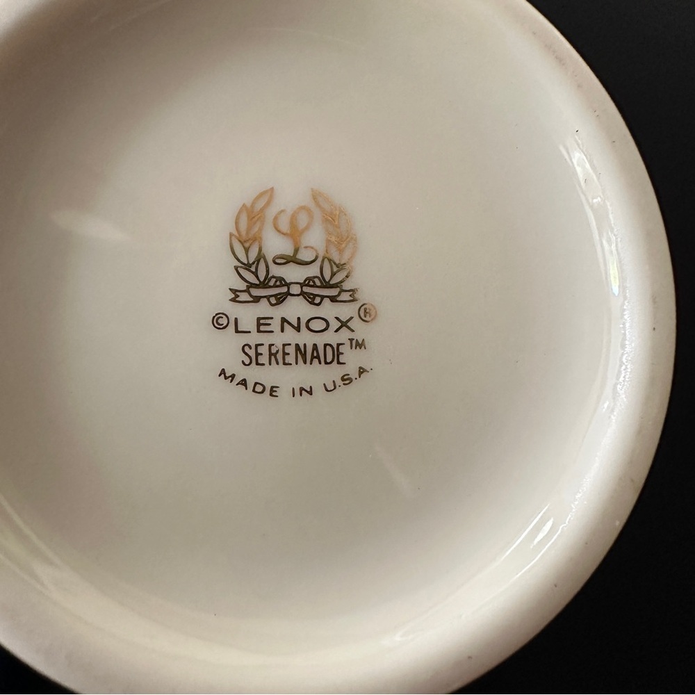 Lenox Serenade Medium Vase white, pink & green birds flowers vintage collectible - Picture 7 of 14